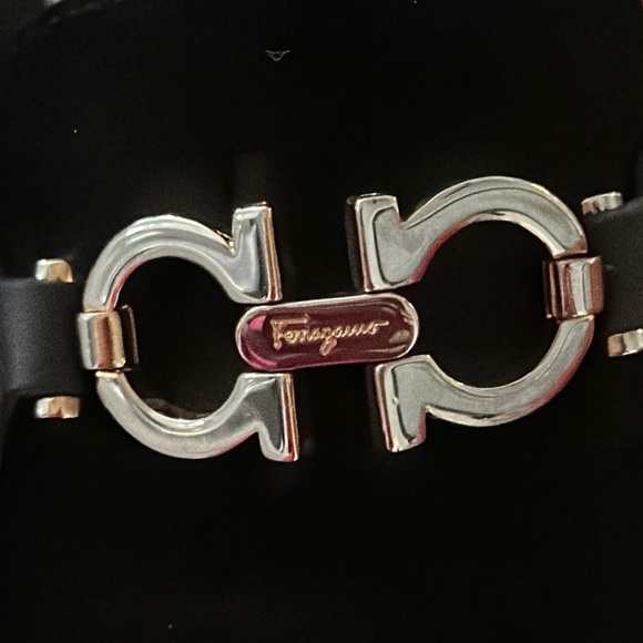 Salvatore Ferragamo Black Loafers w Hardware - Picture 12 of 14